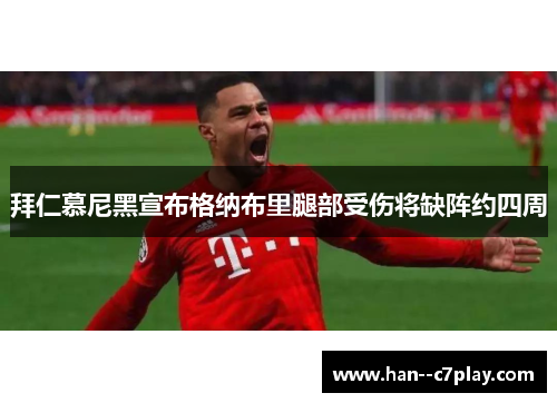 拜仁慕尼黑宣布格纳布里腿部受伤将缺阵约四周 拜仁慕尼黑宣布格纳布里腿部受伤将缺阵约四周