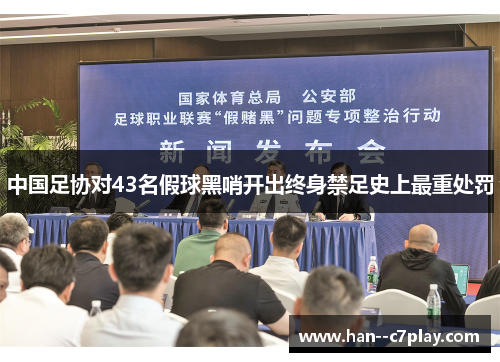 中国足协对43名假球黑哨开出终身禁足史上最重处罚